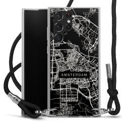 Carry Case Transparent Fabric black/silver