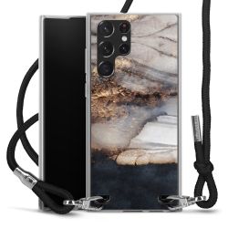 Carry Case Transparent Fabric black/silver