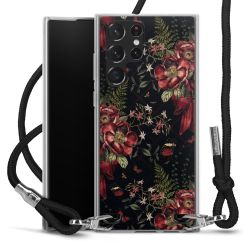 Carry Case Transparent Fabric black/silver