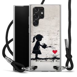 New Carry Case Transparent Stoff schwarz/silber