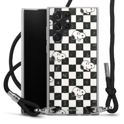 New Carry Case Transparent Stoff schwarz/silber