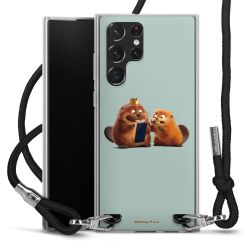 New Carry Case Transparent Stoff schwarz/silber