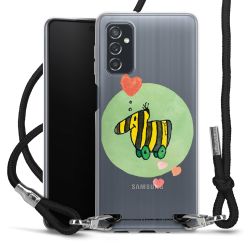 New Carry Case Transparent Stoff schwarz/silber