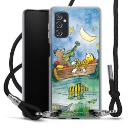 New Carry Case Transparent Stoff schwarz/silber