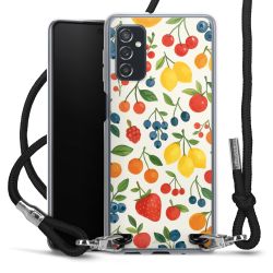 New Carry Case Transparent Stoff schwarz/silber