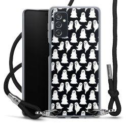 New Carry Case Transparent Stoff schwarz/silber