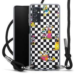 New Carry Case Transparent Stoff schwarz/silber