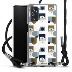 New Carry Case Transparent Stoff schwarz/silber