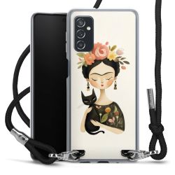 New Carry Case Transparent Stoff schwarz/silber