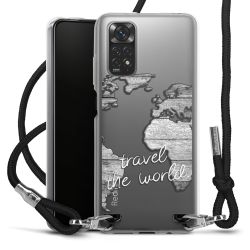 Carry Case Transparent Fabric black/silver