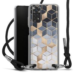 Carry Case Transparent Fabric black/silver