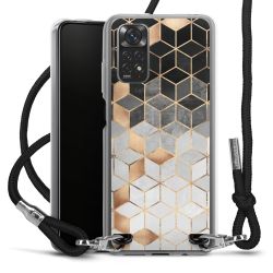 Carry Case Transparent Fabric black/silver