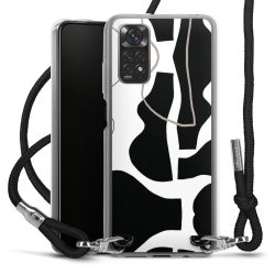 Carry Case Transparent Fabric black/silver