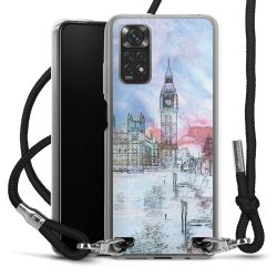 Carry Case Transparent Fabric black/silver