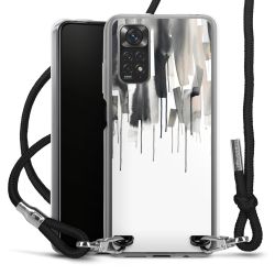 Carry Case Transparent Fabric black/silver