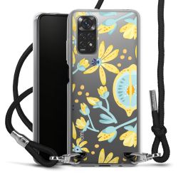 New Carry Case Transparent Stoff schwarz/silber