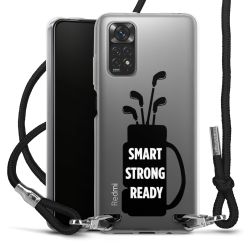 New Carry Case Transparent Stoff schwarz/silber