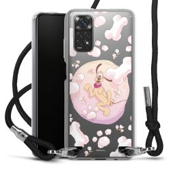 New Carry Case Transparent Stoff schwarz/silber