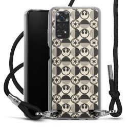 New Carry Case Transparent Stoff schwarz/silber