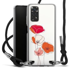 New Carry Case Transparent Stoff schwarz/silber