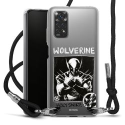 New Carry Case Transparent Stoff schwarz/silber