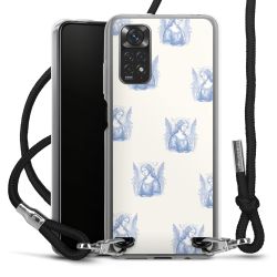 New Carry Case Transparent Stoff schwarz/silber