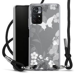 Carry Case Transparent Fabric black/silver