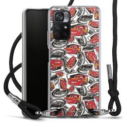 New Carry Case Transparent Stoff schwarz/silber