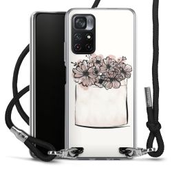 Carry Case Transparent Fabric black/silver