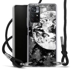 Carry Case Transparent Fabric black/silver