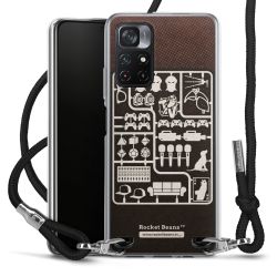 Carry Case Stoff schwarz/silber