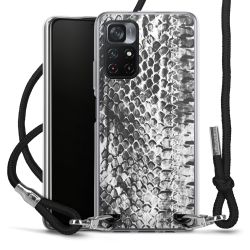 Carry Case Transparent Fabric black/silver