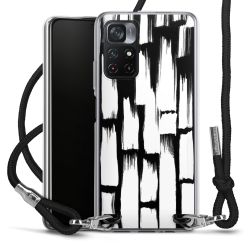 Carry Case Transparent Fabric black/silver