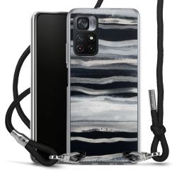 Carry Case Transparent Fabric black/silver