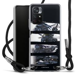 Carry Case Transparent Fabric black/silver