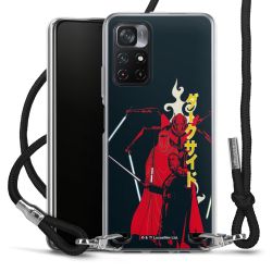 New Carry Case Transparent Stoff schwarz/silber