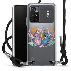 New Carry Case Transparent Stoff schwarz/silber