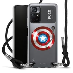 New Carry Case Transparent Stoff schwarz/silber