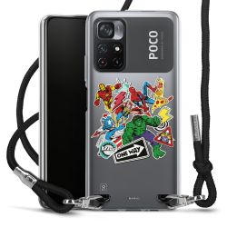 New Carry Case Transparent Stoff schwarz/silber