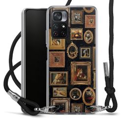 New Carry Case Transparent Stoff schwarz/silber