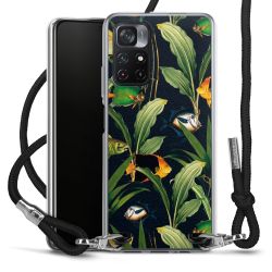 New Carry Case Transparent Stoff schwarz/silber