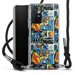 New Carry Case Transparent Stoff schwarz/silber