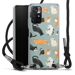 New Carry Case Transparent Stoff schwarz/silber