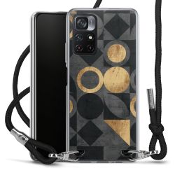 New Carry Case Transparent Stoff schwarz/silber