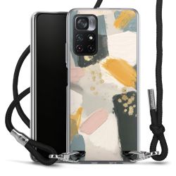 New Carry Case Transparent Stoff schwarz/silber