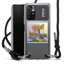 New Carry Case Transparent Stoff schwarz/silber