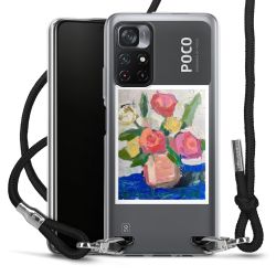 New Carry Case Transparent Stoff schwarz/silber