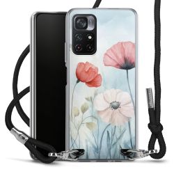 New Carry Case Transparent Stoff schwarz/silber