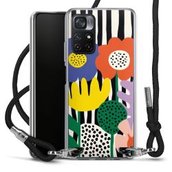 New Carry Case Transparent Stoff schwarz/silber