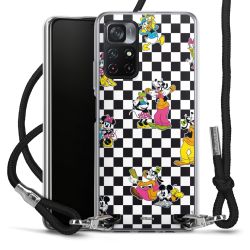 New Carry Case Transparent Stoff schwarz/silber